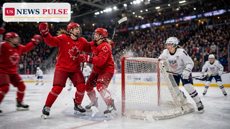 Canadá vence 5-3 a EE. UU. en hockey femenino y rompe una racha de ocho derrotas