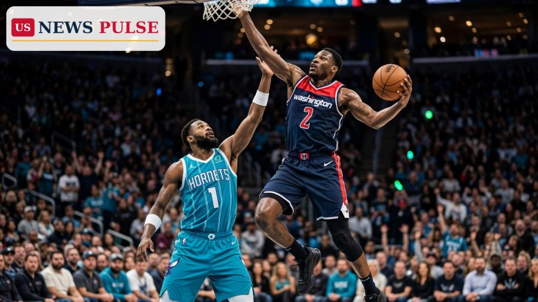 Wizards aplastan 95-79 a Hornets con Davis, Young y el debut en casa de Dybantsa